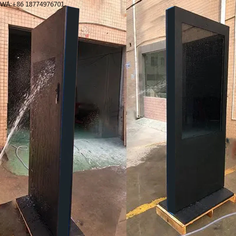 Large Outdoor Lcd Advertising Display Screen With High Brightness Ip65 4g Support and Wifi