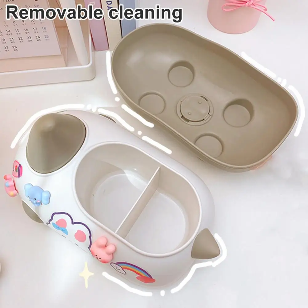 プラスチック製のペン,漫画の鉛筆収納ボックス,小銭入れ,学生学用品