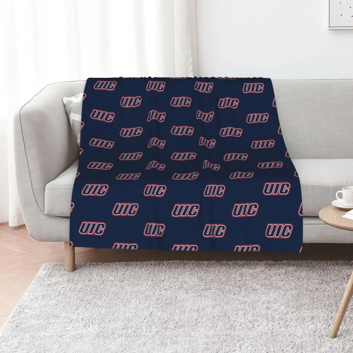 The Flames Wordmark Icon Throw Blanket wednesday Luxury Hairys Luxury St Sofa Thins Blankets