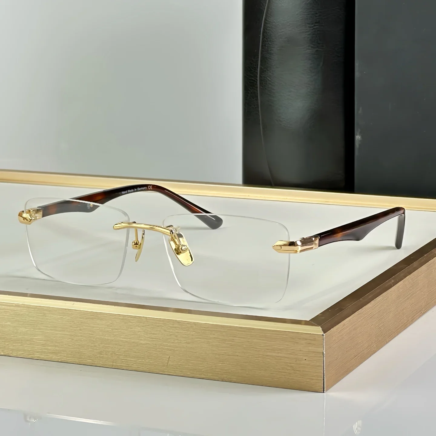 

THE EDITOR II Top Quality Optical Glasses Men and Women Designer Glasses Luxury Business Eyeglass Frames With box