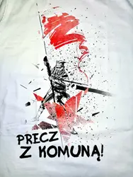 Precz Z Komuną Men T-Shirt Koszulka Polish Poland Birthday Gift Patriotic Men's 100% Cotton Casual T-shirts Loose Top Size S-3XL