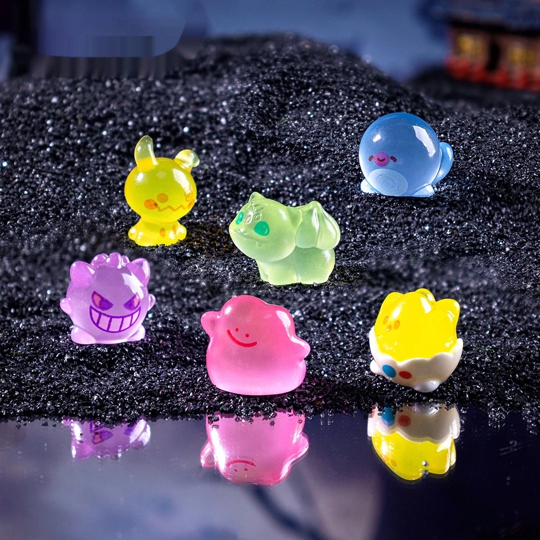 6 szt. Kreatywne Lampki Nocne Elfie Mini Figurki Akcji DIY Dekoracja Wiszące Ozdoby Mikro Krajobraz Dekoracja Biurka Komputerowego