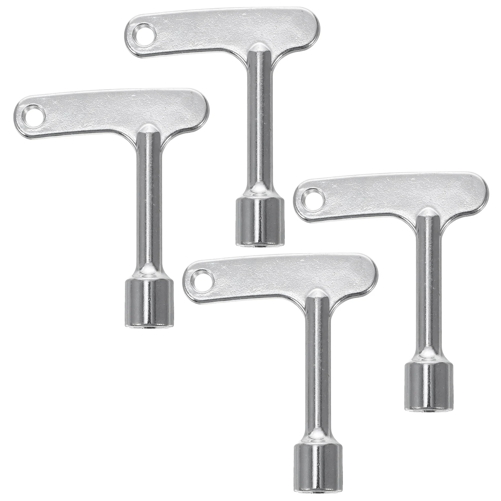 

4pcs Elevator Triangle Lock Socket Tools Zinc Alloy Lift Door Elevator Lock Key Utility Emergency Plumbers