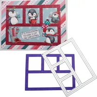 1PC Rectangle Frame Cutting Dies DIY Paper Craft Scrapbooking Album Card Decorations