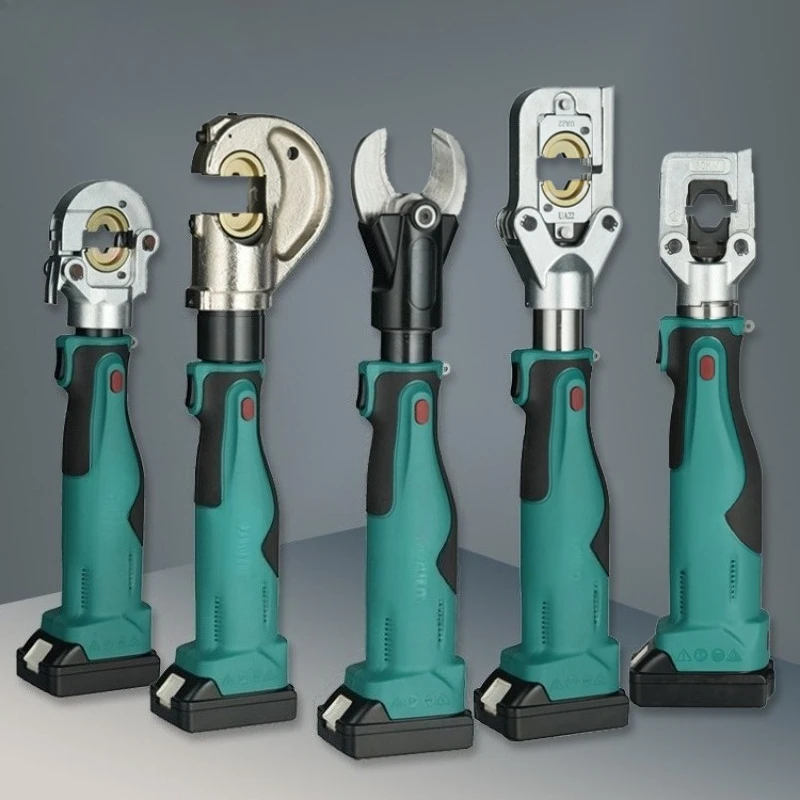 Straight-cylinder crimping pliers, wire stripping pliers, metal copper, aluminum terminals, industrial-grade mini electric