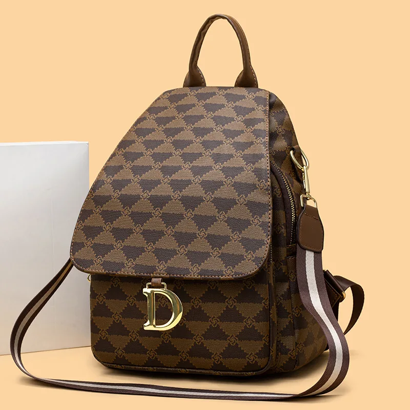 

Vintage Print Anti-Theft Backpack | Trendy Large-Capacity, Multi-Way Shoulder/Crossbody/Handbag for Women