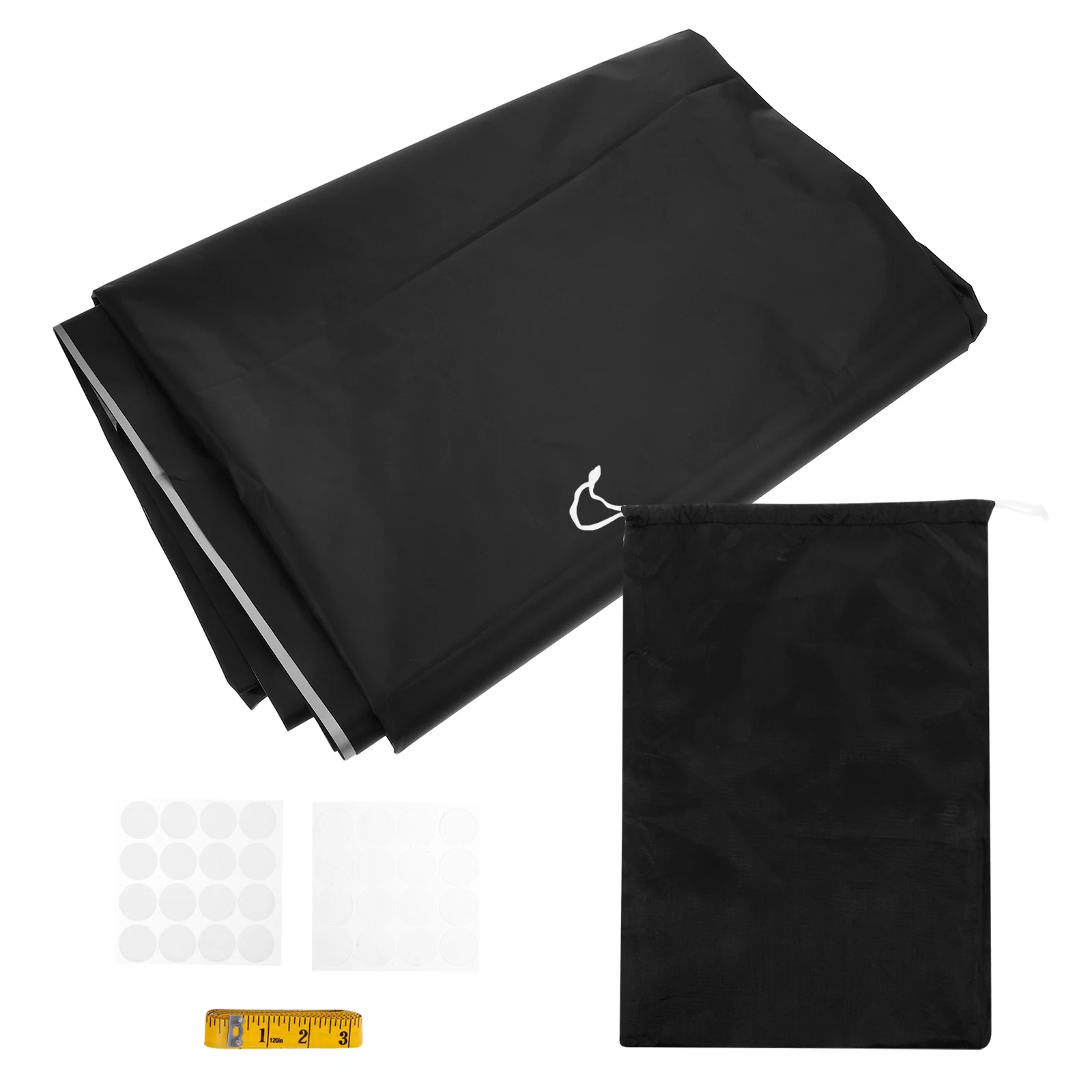 

1 Portable Blackout Curtains 145x300cm DIY Cuttable Travel Nursery Bedroom Office Light Blocking Shades Window Coverings