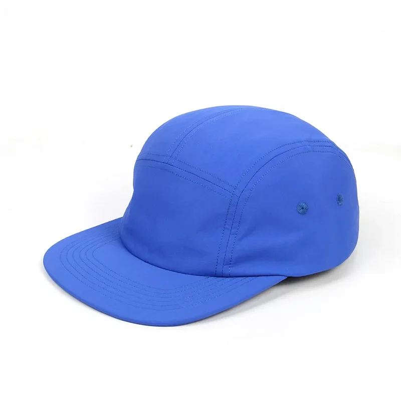 5 Panel Big Size 62cm Skateboard Cap Men's Women's Short Brim Hats High Qualit Quick-drying Anti-splashing Nylon Baseball Caps 4