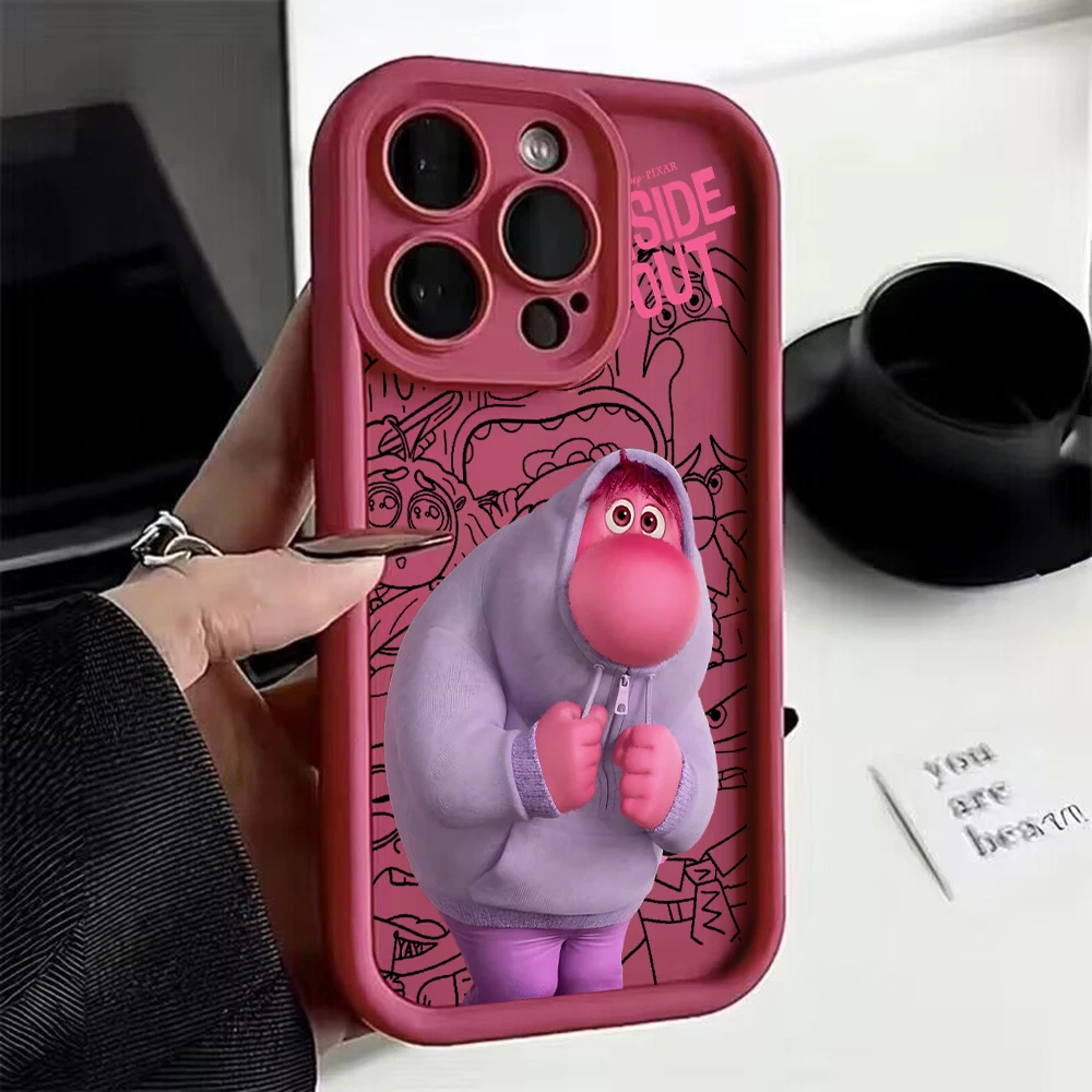 Disneys Inside Out 2 Phone Case For OPPO Reno 2 3 4 5 6 7 7Z 8 8T 10 11 Pro Plus 4G 5G Soft TPU Back Cover