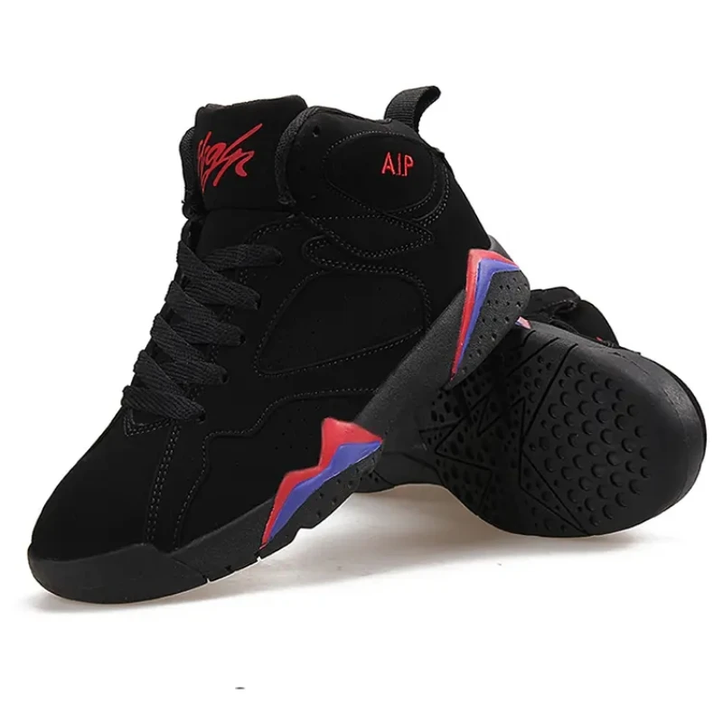 High Quality Spring Mens Basketball Boot Fashion Colours Non-slip Sneakers Breathable Wear-resistant Basketball vulcanized Shoes