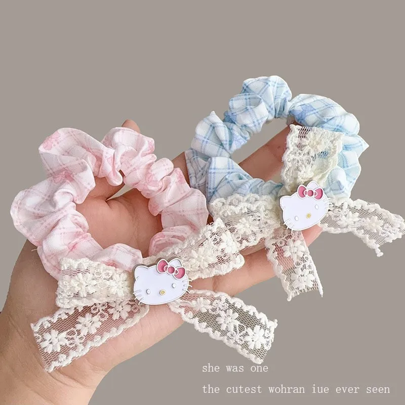 Miniso Cartoon Hello Kitty hoofdband Ins Koreaanse modetrend hoofdband Zoete en schattige kanten hoofdband Meisje vakantiecadeau