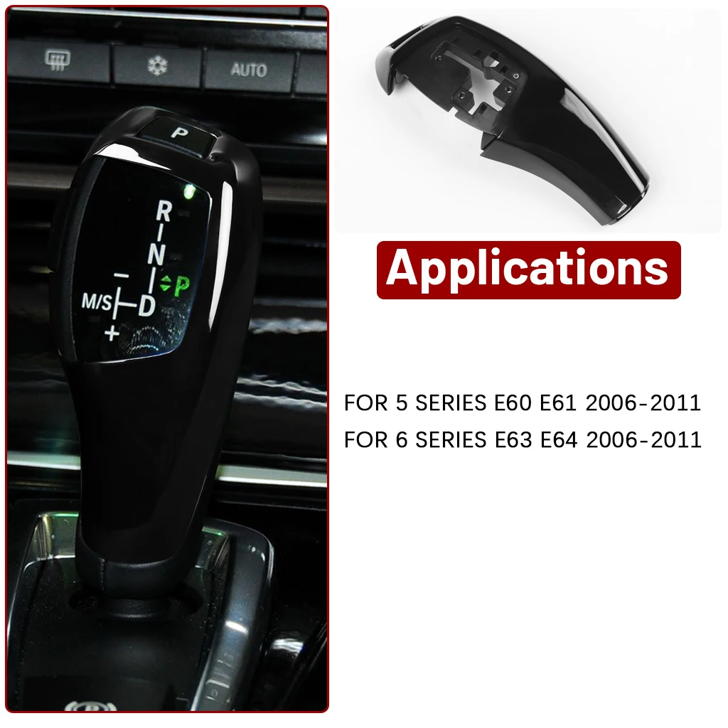 

Left-hand drive ABS Car Gear Shift Cover Automotive Interior Suitable For BMW 5Series E60 E61 06-11 6Series E63 E64 06-11