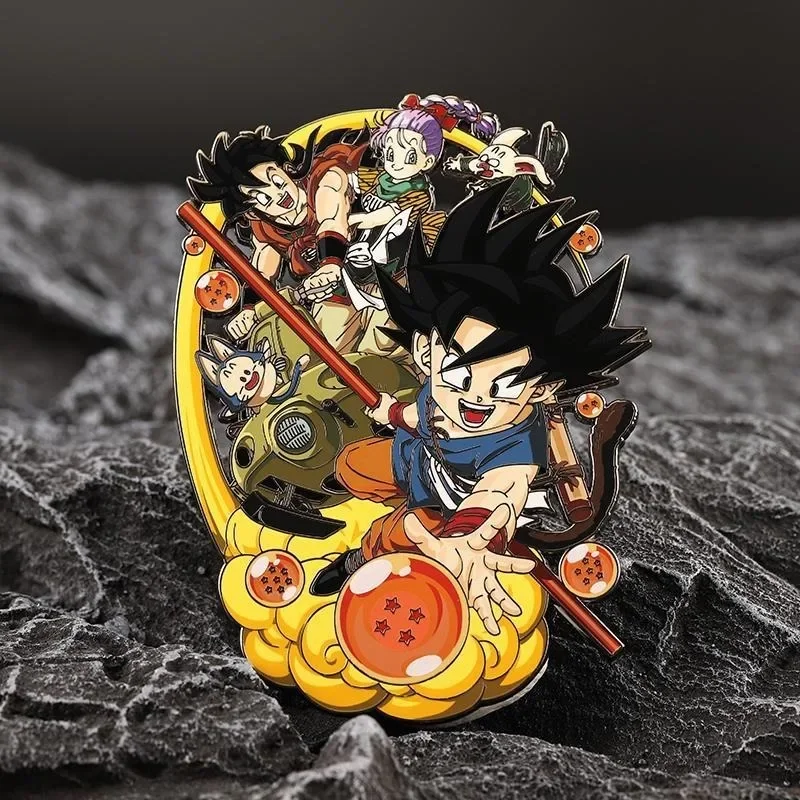 

Жемчуг дракона, аниме, металлический значок Гоку, милая мультяшная брошь, индивидуальная модная булавка, ювелирные аксессуары, подарок для друзей, праздничный подарок