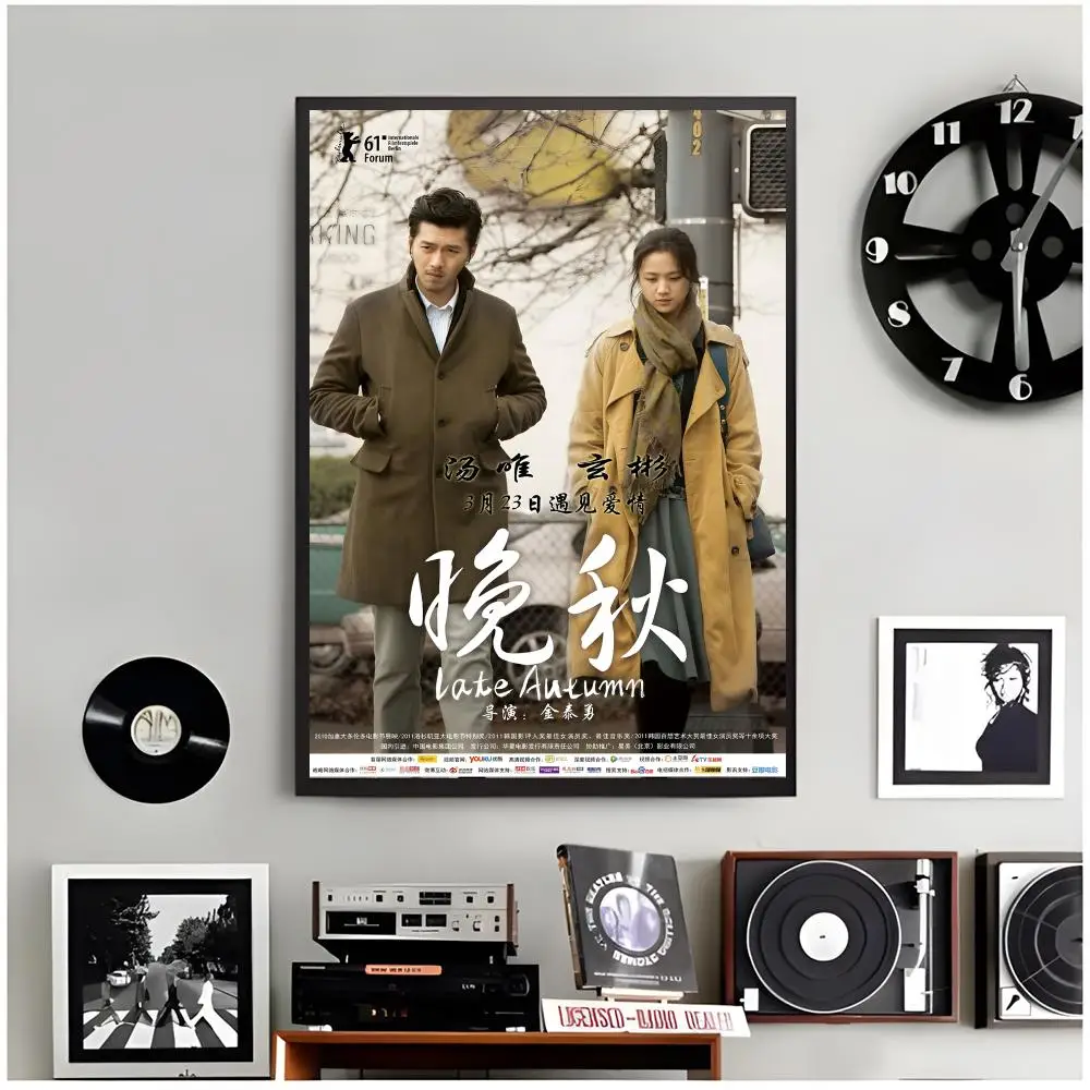 romance movie L-Late Autumn Poster Modern Wall Art Home Decor Living Room Decorative Print Unframed