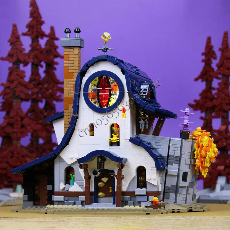 4053 PCS Popular Owl House Medieval Creative Architecture Brick Series Modular DIY Assembly Adult And Children Christmas Gifts