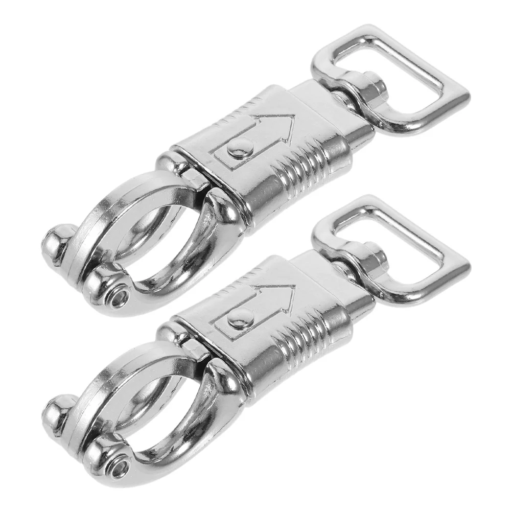 

2Pcs Quick Release Equestrian Hook Heavy Duty Metal Snap for Horse Riding Training Safety Control Versatile Use