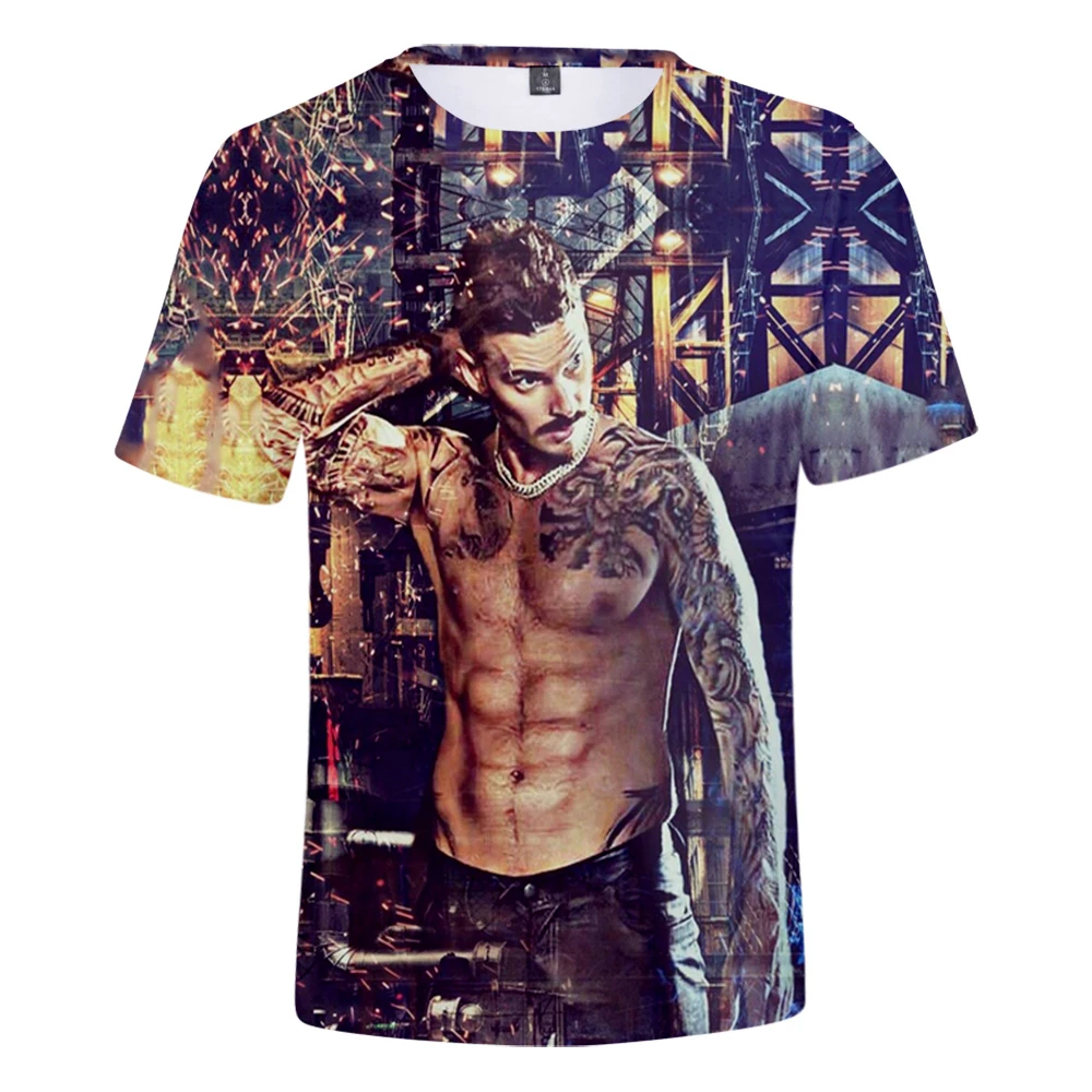 Projekt M. Pokora 3D T Shirt Harajuku T Shirt Men Streetwear Harajuku krótki rękaw M. Koszulka Pokora za duże fajne topy