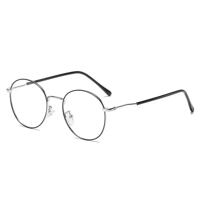 Photochrome Anti-Blaulicht-Brille, modische runde Brillenfassung, UV-Schutz, Outdoor-Strandsonnenbrille für Damen und Herren – Detail 5