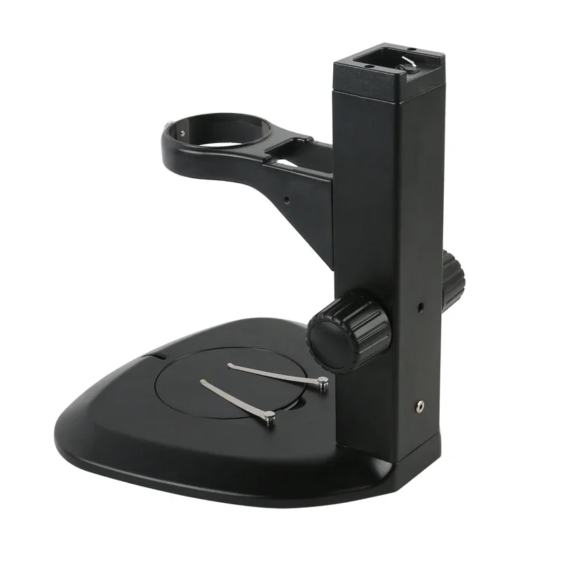 Long Vertical Travel Range Universal Stereo Microscope Table Stand Focusing Rack 76mm Diameter For Binocular Trinocular