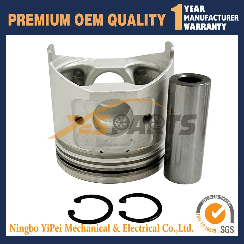 4set Piston  For Thermo King TK486V TK486VG TK486VH