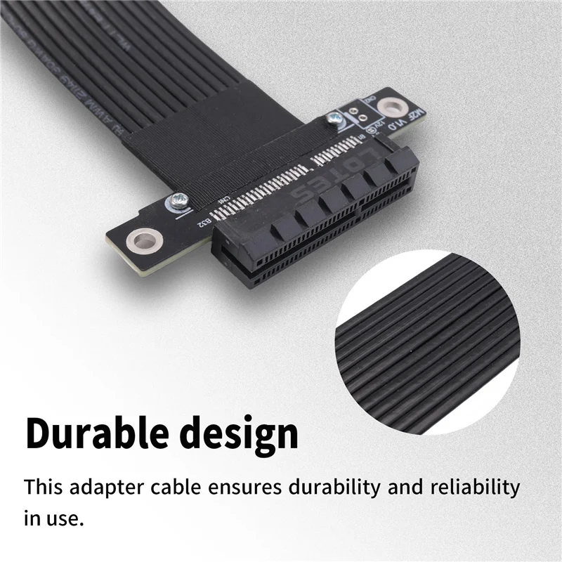 Cable de extensión PCI-E X4 a X4, adaptador convertidor extensor PCI Express Riser, compatible con tarjeta de red, tarjeta USB SSD de 15CM