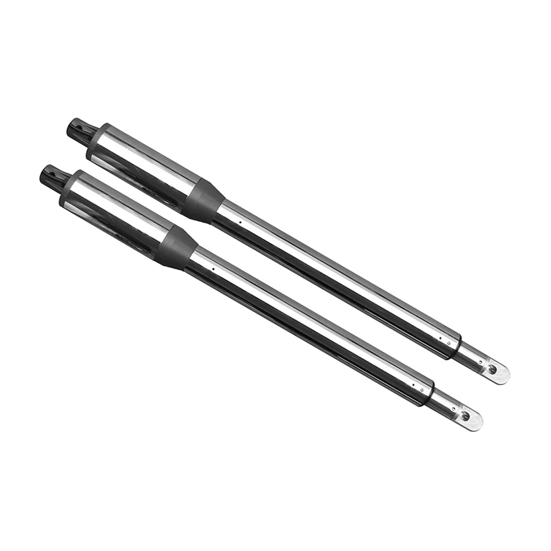 20W 17V Zonnepaneel Power Systeem Lineaire Actuator Swing Stalen Houten Poort Opener DC24V Motor (Fotocel + lamp Knop Gsm Optioneel)