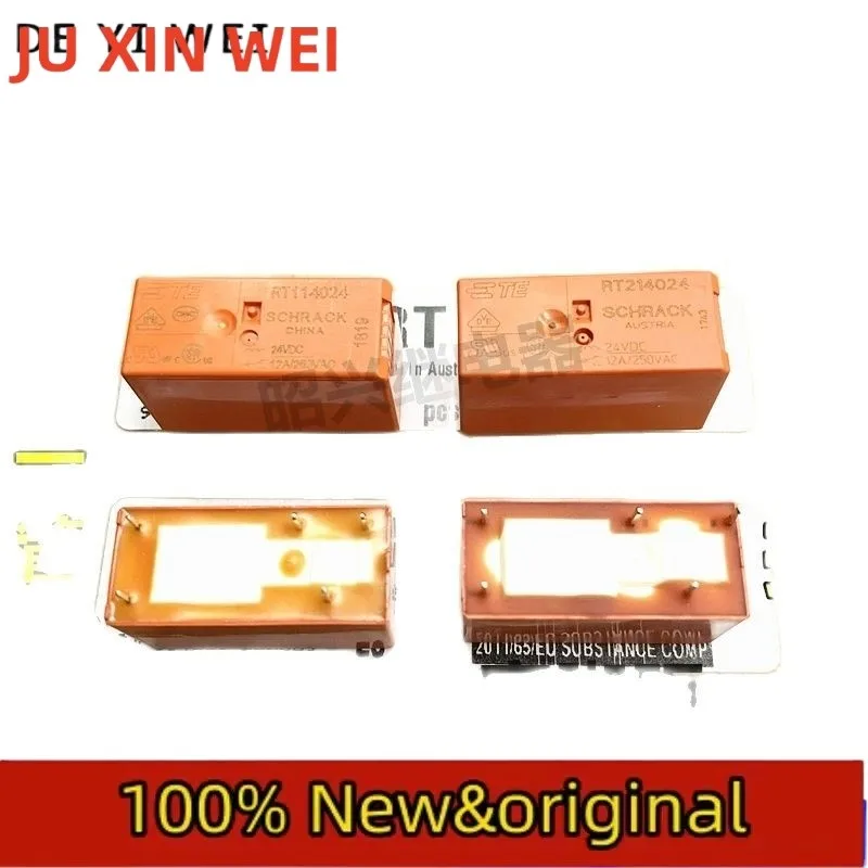 100% new RT214024 RT114024 RT114012 Tyco relay 24VDC 16A 5 feet on and off