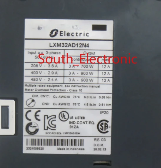 LXM32AD12N4   servo driver  ,  In good working condition, free shipping   a