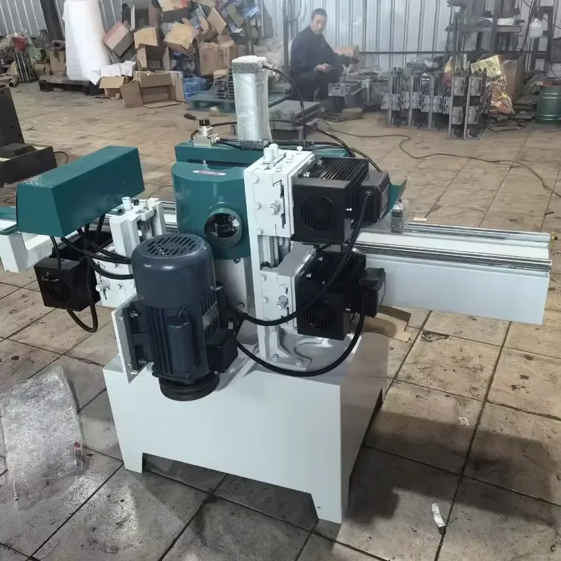 CE Certification Track Five-Disc Tenoning Machine Single End Tenoner Mortise and Wood Tenon Machine Wood Board Finger Joint
