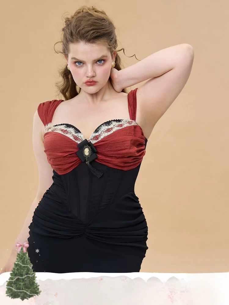 

Винтажная женская юбка Fi Tail Dr большого размера с качающимся красным бокалом для вина Ele на молнии Bal Svel средней длины Dr