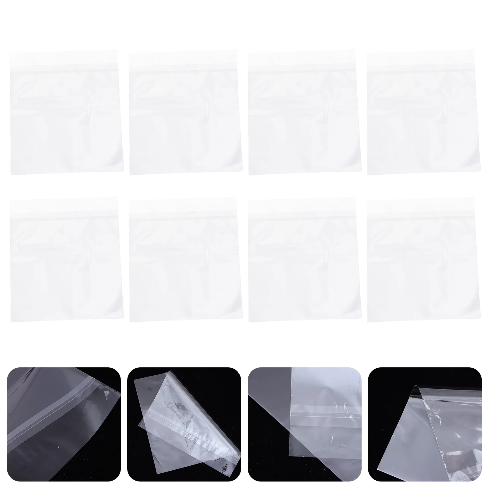 

50Pcs Vinyl Record Protector Bags Clear Sleeves Dust-Free Storage for Cd Albums Long-Term Preservation Vinyl Record Protector