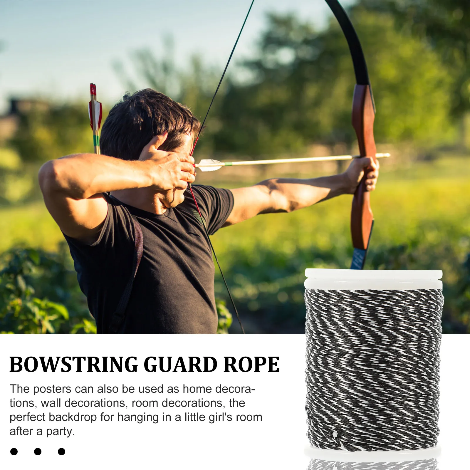 

1 Roll High Performance Archery Bowstring Serving Thread Strong Protective Cable for String Winding Hunting Archery Accessories