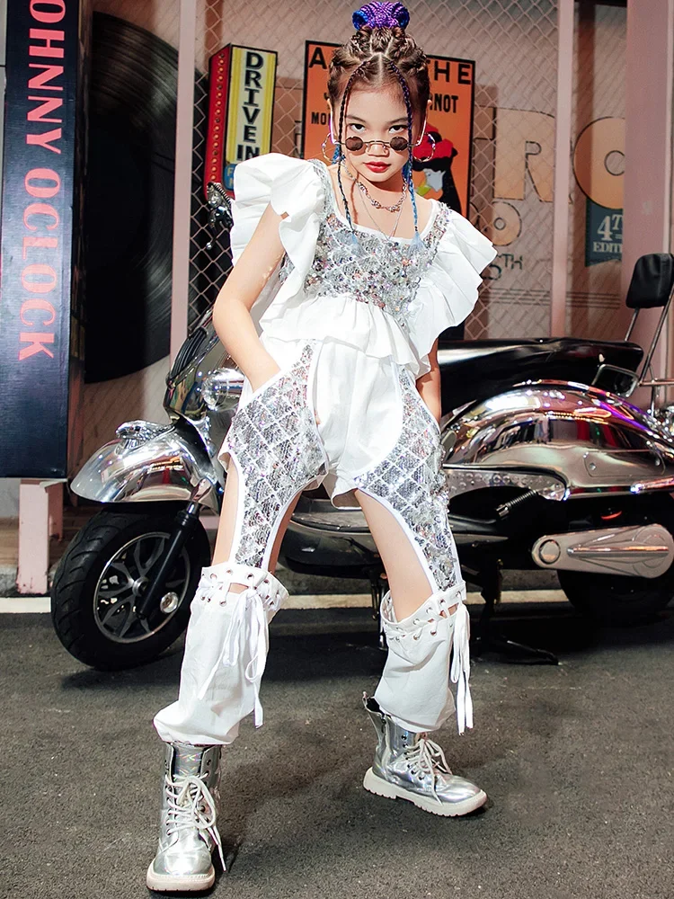 

K-PoP Clothes Girl Model, Catwalk Fashion Costume, Children'S Jazz Dance Clothes, Girl Show Costume, Fashionable Costume