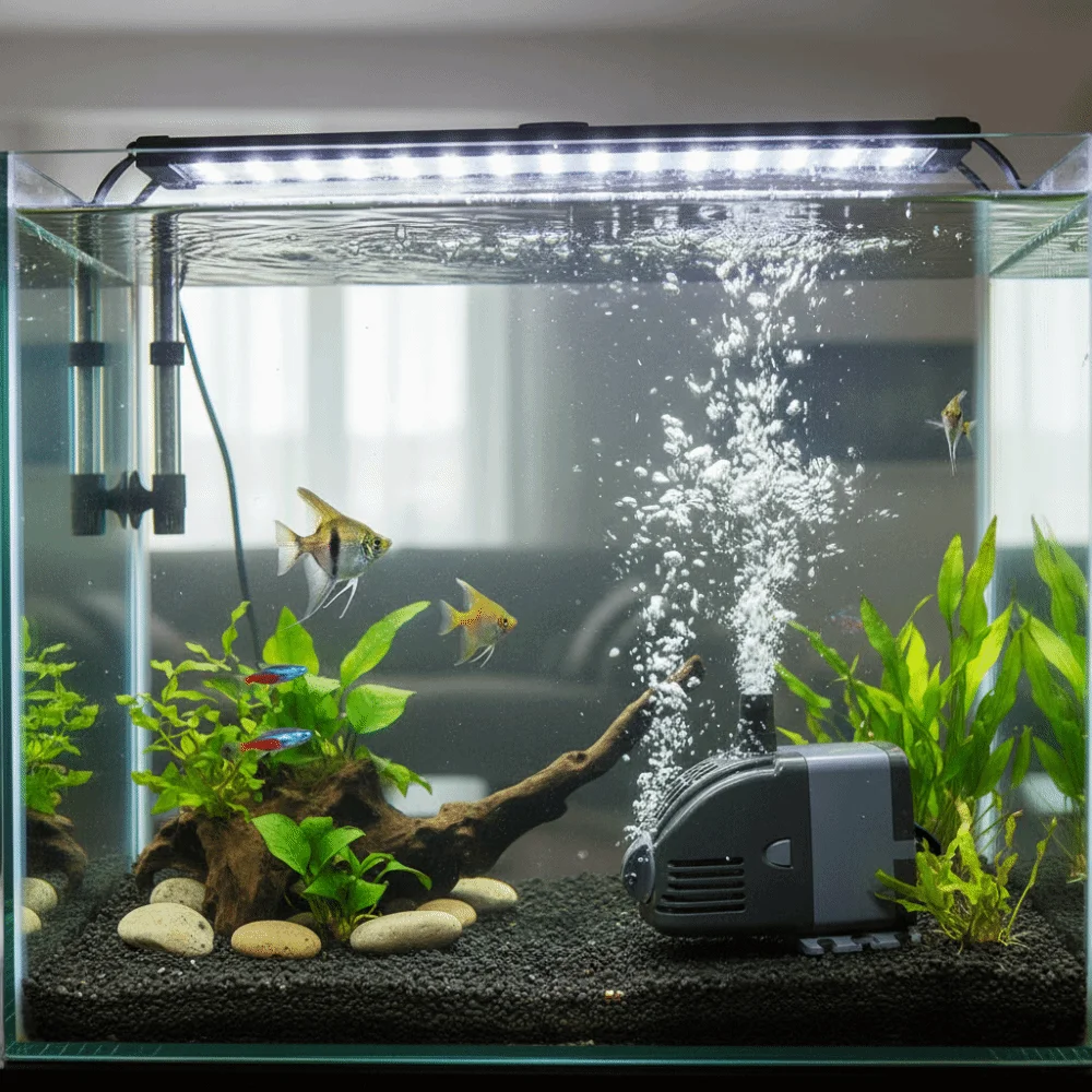 

6/14/24w Aquarium Water Pumps Ultra-Quiet Submersible Filter Pump Energy Efficient with Suction Cups Water Fountain Pump