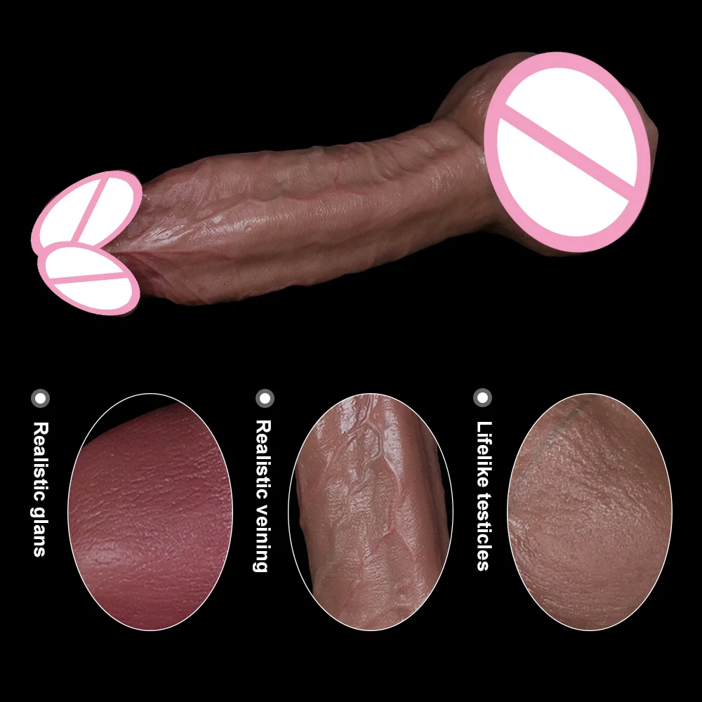 Super Huge Realistic Dildo Penis Soft Silicone with Suction Cup Cock Anal Plug Sex Toy for Women Men Lesbian Adult Product Dick