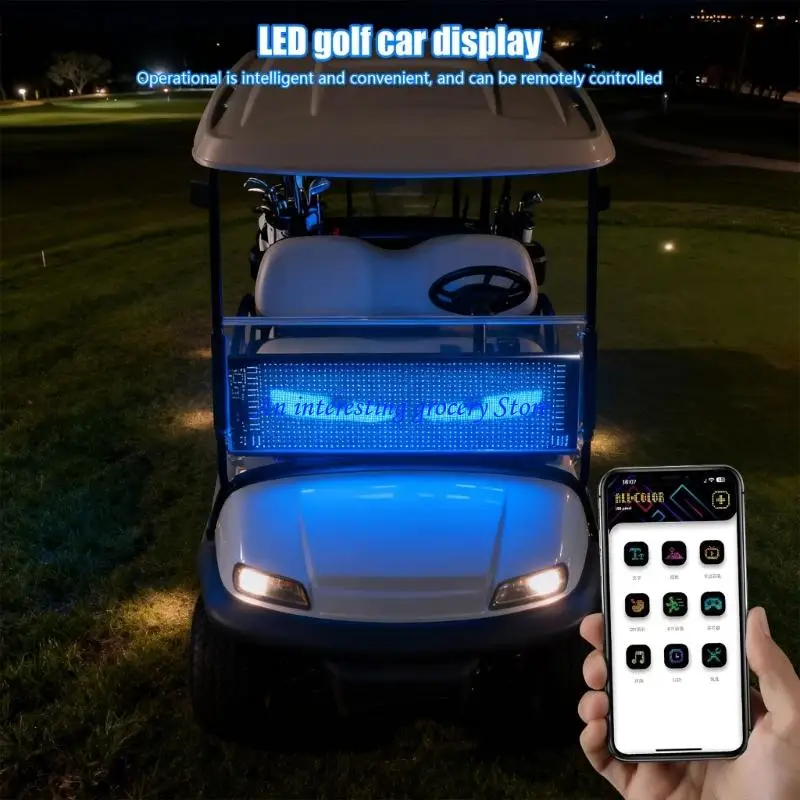 

652D United LED Soft Screen for Golfing Automobiles Tradition Text Lighting IP65 Impermeable Extreme Thin