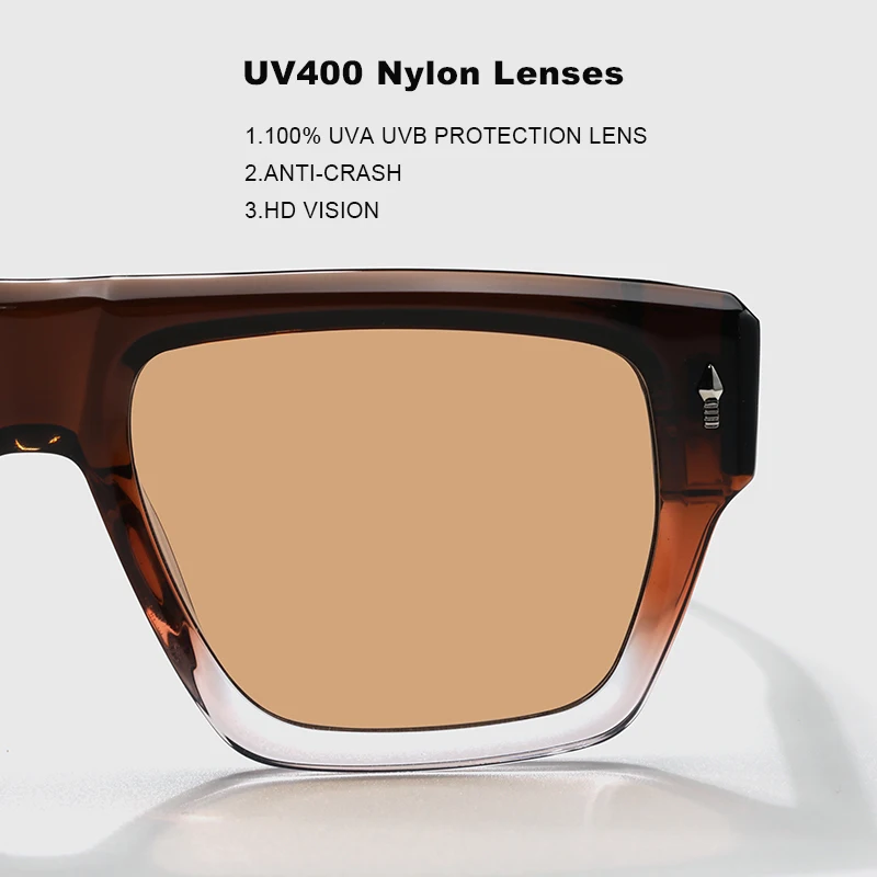 تصميم الأزياء اليدوية مربع خلات الأشعة فوق البنفسجية حماية الرجال النظارات الشمسية وصفة طبية قصر النظر الرجعية نظارات الرجال النساء نظارات للقراءة