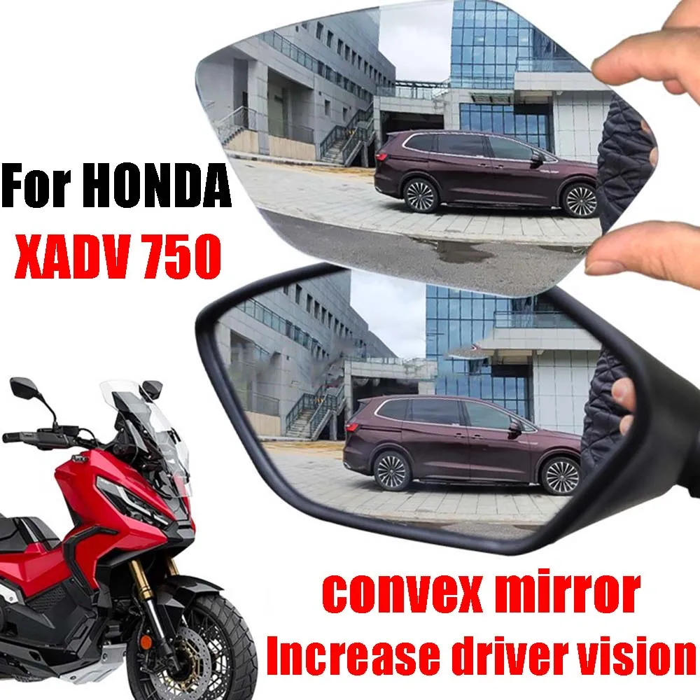 For HONDA X-ADV XADV 750 XADV750 X ADV750 Accessories Convex Mirror Increase Rearview Mirrors Side Mirror View Vision Lens Parts