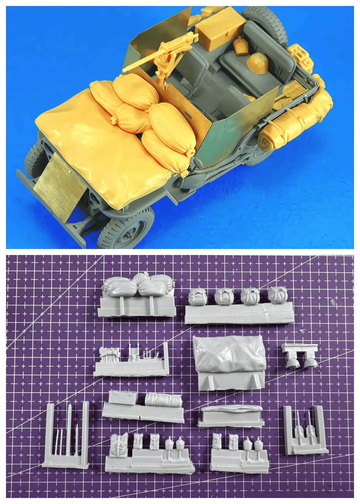 

1:35 Casting Resin Model Assembly Kit, GK， Armor Modification Parts, Unpainted