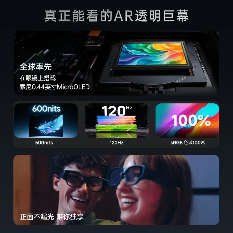 

IAR glasses binocular full color 1080p optical waveguide glasses 120hz high brush 3Dof