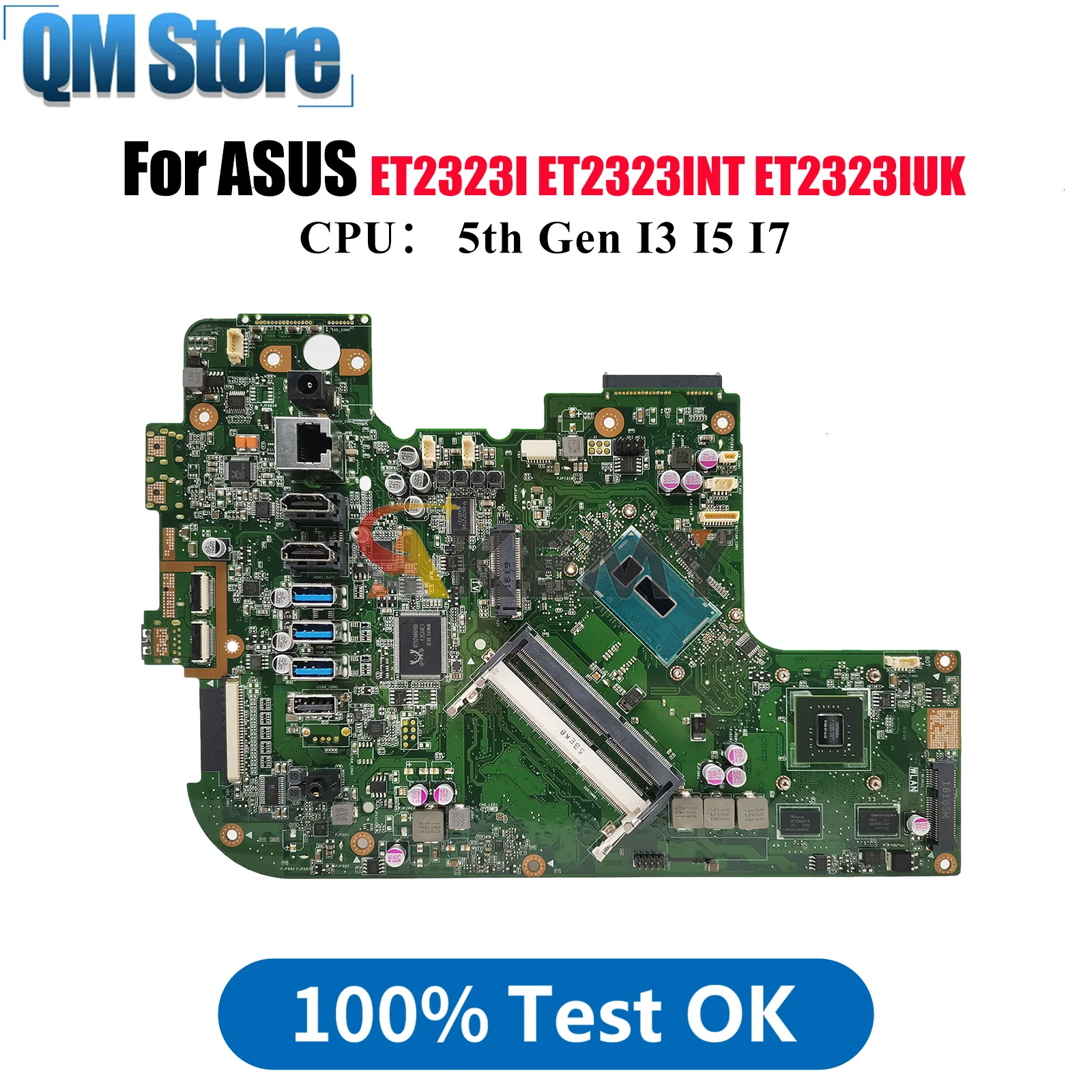 

ET2323I Laptop Motherboard For ASUS AIO ET2323INT ET2323IUK ET2323 ET2323IUT Mainboard With I3 I5 I7 CPU 100% tests OK fast ship