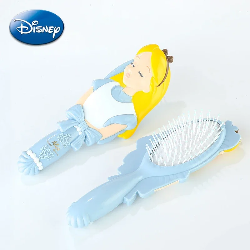 Disney Alice in Wonderland  Air Cushion Combs Anime Figure Massage Comb Hair Brush Hairdressing Tool Haircare Kids Girls Gifts