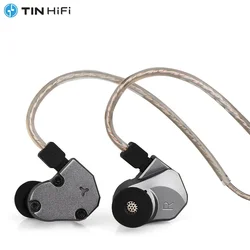 TINHIFI C2 In-Ear HIFI Earphones Mech Warrior Dynamic Driver IEM LCP PU Composite Diaphragm DD 0.78 2pin CNC Metal Hifi Earphone