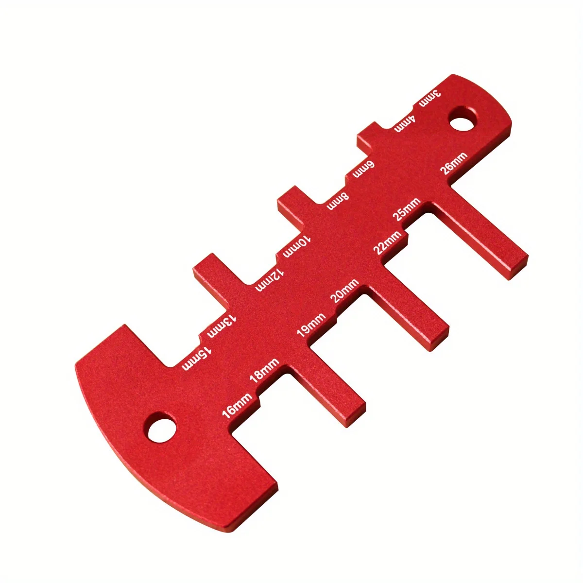 Tischkreissägen-Höhenmesser, Aluminium-Fräser-Tiefenmesser-Werkzeug für Frästisch, Messwerkzeuge zum Einbau von Schneidklingen von 3 bis 26 mm – Detail 4