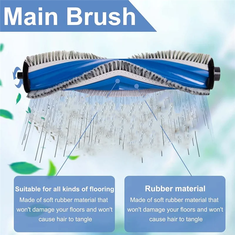 Fit For Ecovacs DEEBOT N20 Plus/N20/N20 Pro Plus Robot Vacuum Main Side Brush Hepa Filter Mop Cloth Pads Spare Parts