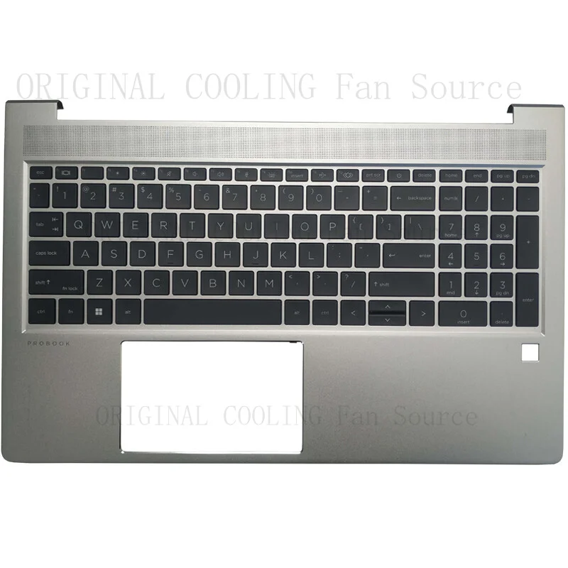 R+  Laptop NEW FOR HP ProBook 455 G10 US Keyboard Palmrest Upper Case Cover