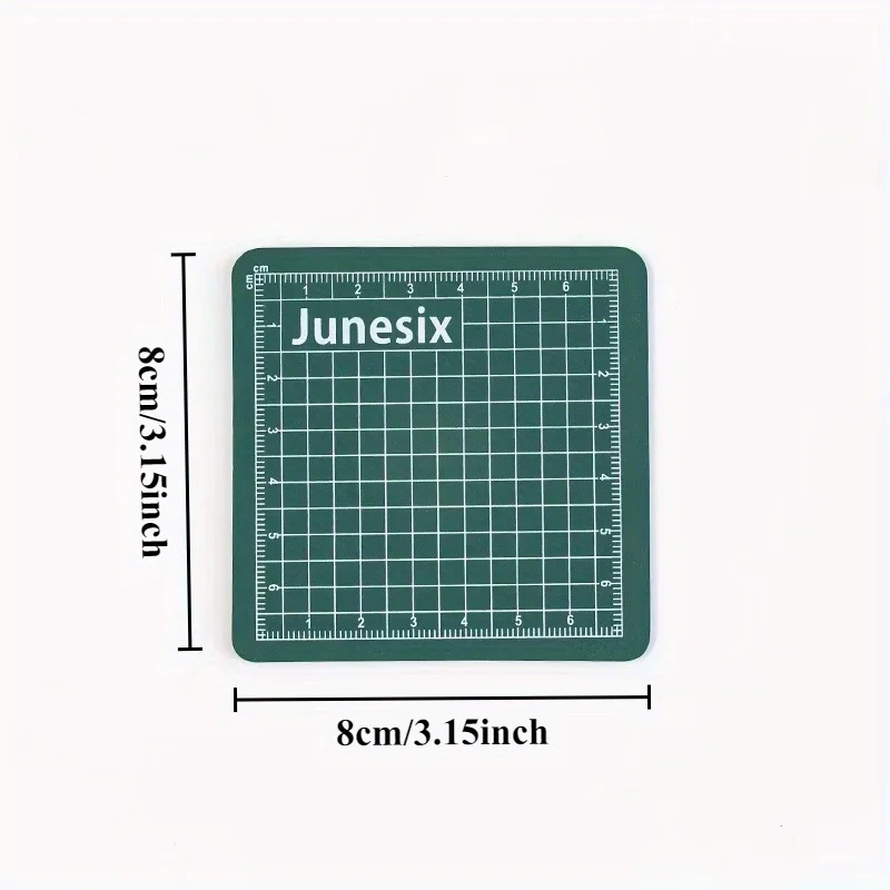 2pcs 미니 커팅 패드 수제 모델 8x8cm 핸드 텐트 종이 커팅 패드 저널 커팅 매트