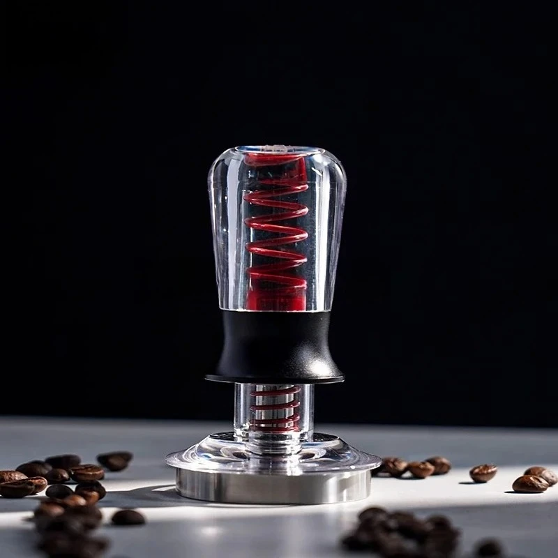 Transparent Hengli Coffee Powder Grinder Coffee Powder Hammer Filling Handle 49/51/53/58mm