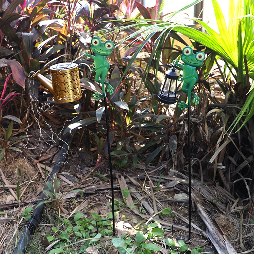 LED الشمسية مسقاة أضواء في الهواء الطلق فانوس بالطاقة الشمسية سلسلة أضواء حديقة مقاومة للماء للفناء ساحة مسار النباتات الديكور #5