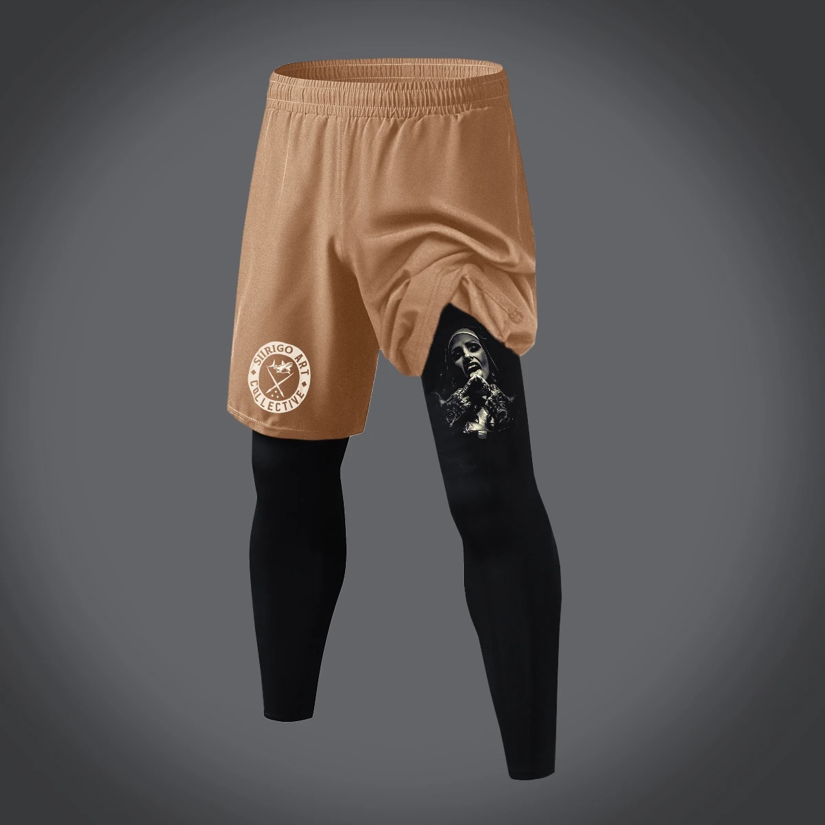 Herfstsport Herenbroek, 3D-geprinte Patroonstijl, Casual Dagelijkse Dubbellaagse Joggingbroek, Hardloopgymnastiek Sneldrogende Broek